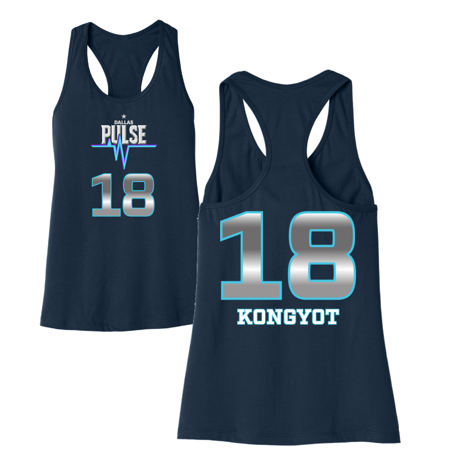 Dallas Pulse Jersey Racerback Tank - Kongyot
