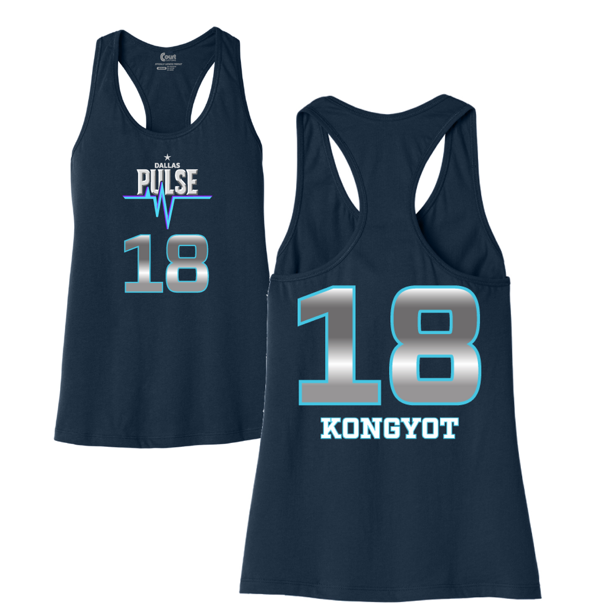 Dallas Pulse Jersey Racerback Tank - Kongyot