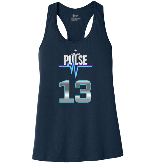 Dallas Pulse Jersey Racerback Tank - Speaks