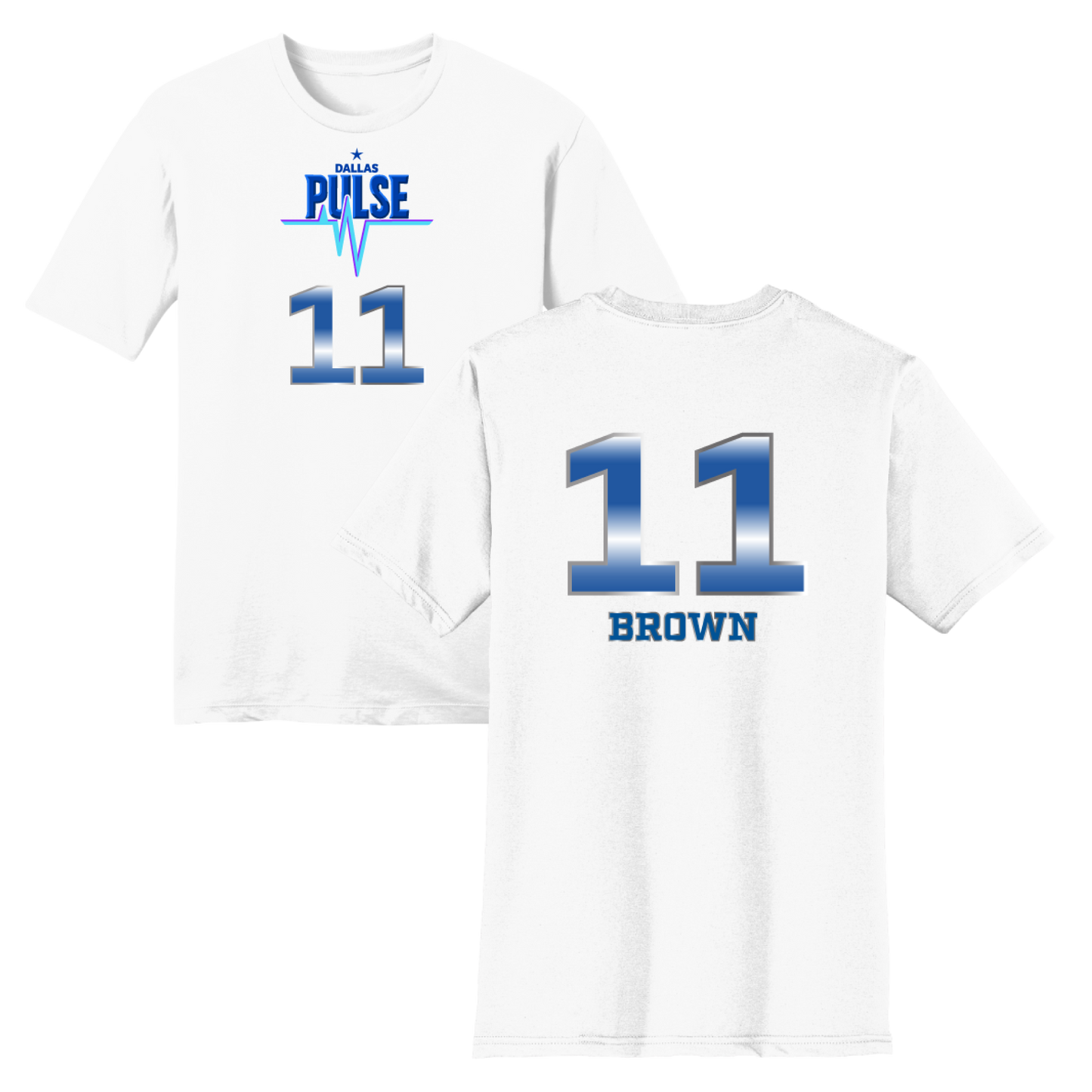Dallas Pulse Jersey T-Shirt - K. Brown