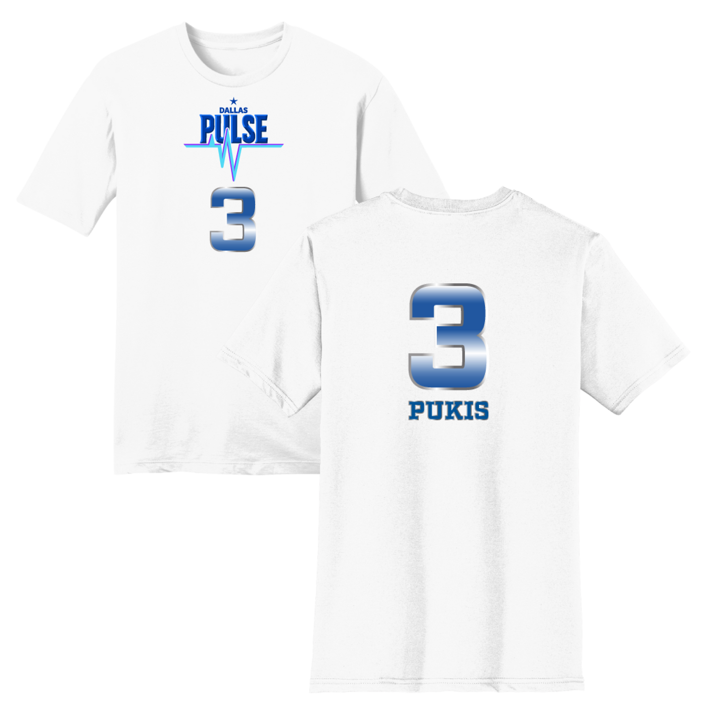Dallas Pulse Jersey T-Shirt - Pukis