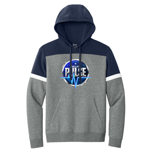 Dallas Pulse Sideline Colorblock Logo Hoodie Navy