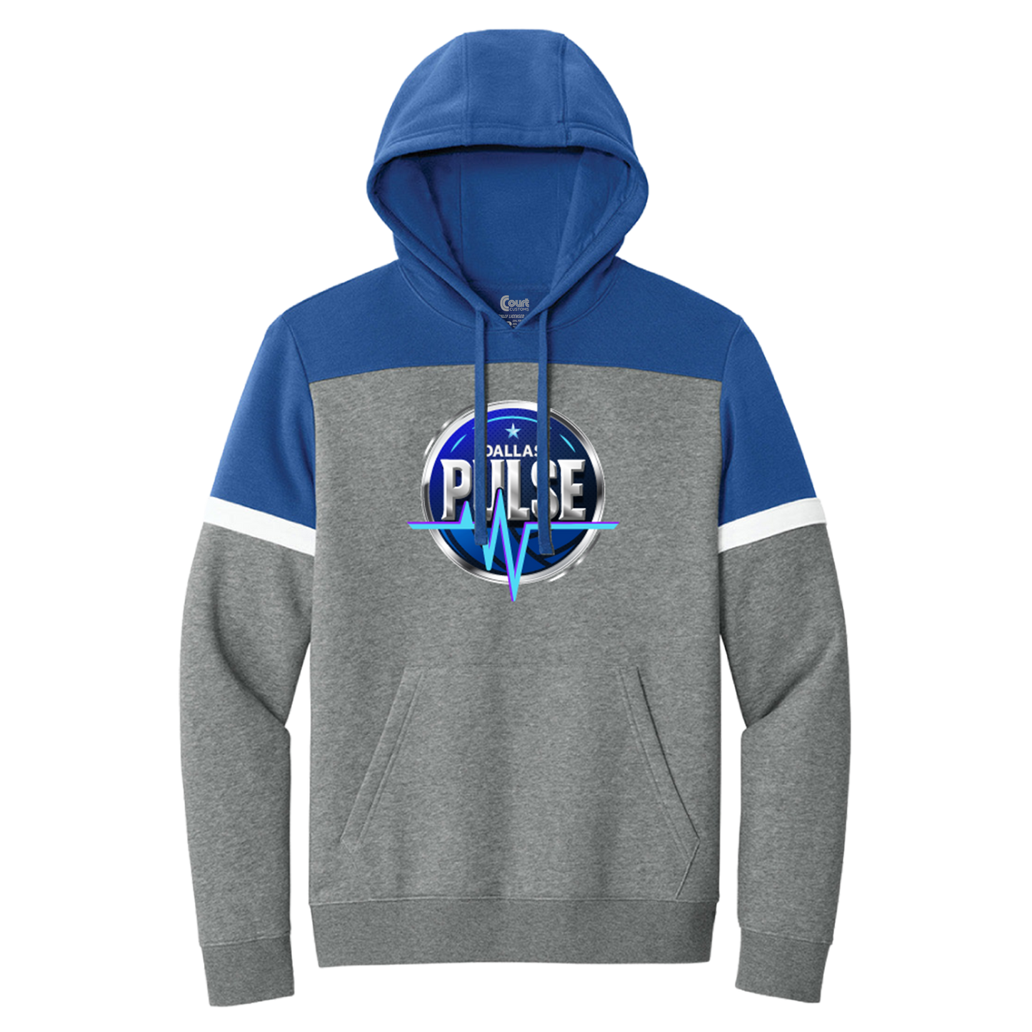Dallas Pulse Sideline Colorblock Logo Hoodie True Royal