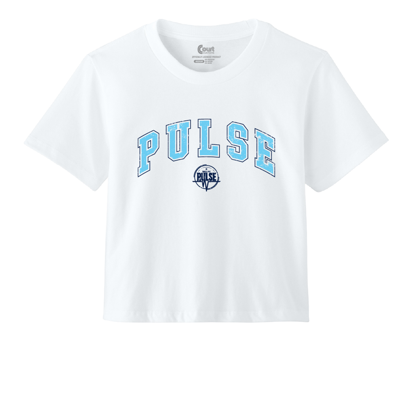 Dallas Pulse Womens Arch Cropped T-Shirt
