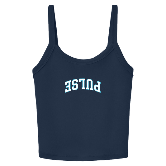 Dallas Pulse Womens Upside Down Tank Navy