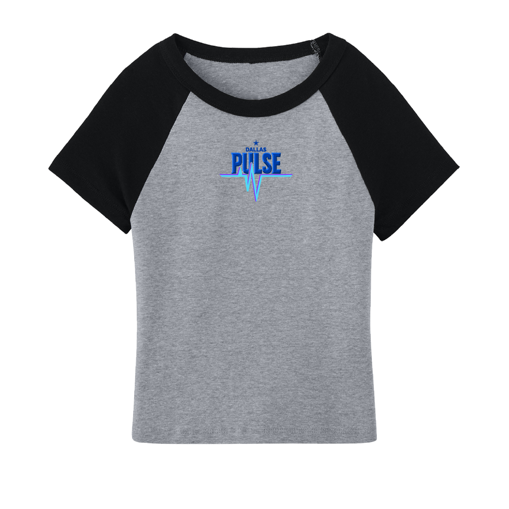 Dallas Pulse Womens Wordmark Raglan T-Shirt