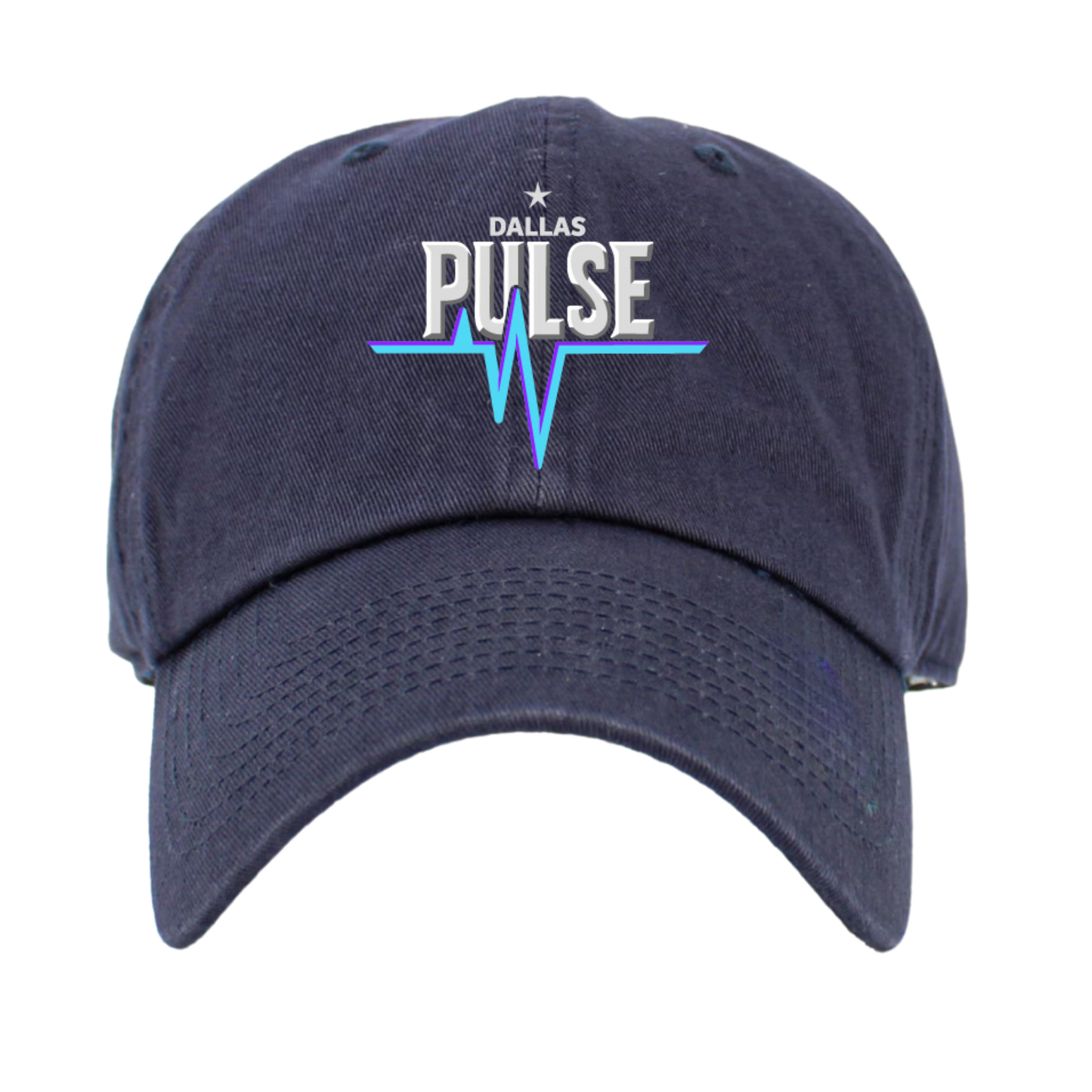 Dallas Pulse Wordmark Hat Navy
