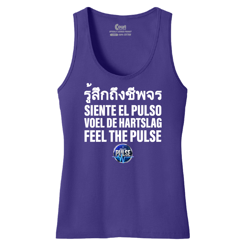 Womens Pulse Around the World Cotton Tank