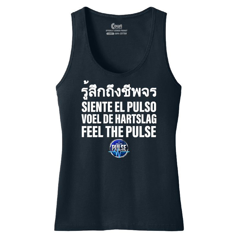 Womens Pulse Around the World Cotton Tank