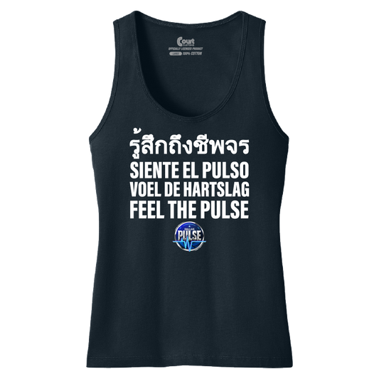 Womens Pulse Around the World Cotton Tank