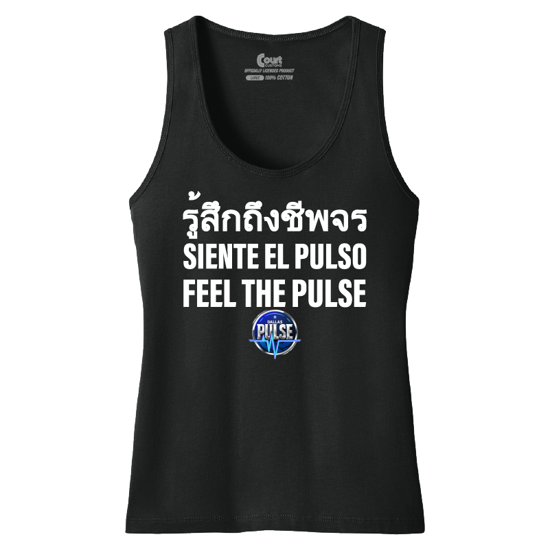 Womens Pulse Around the World Cotton Tank