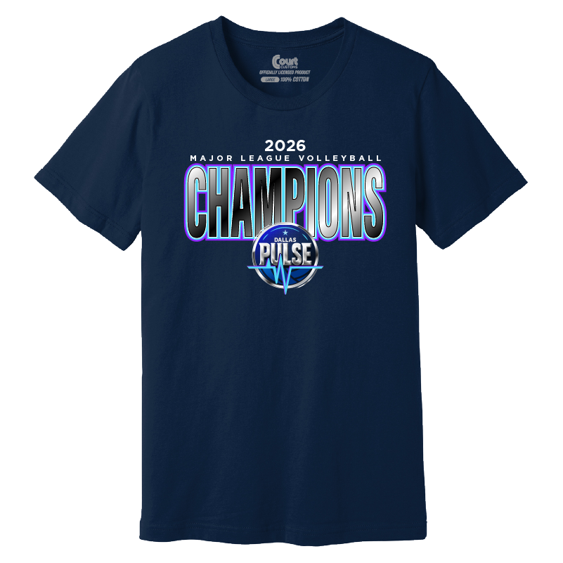 Dallas Pulse 2026 Champions T-Shirt Navy