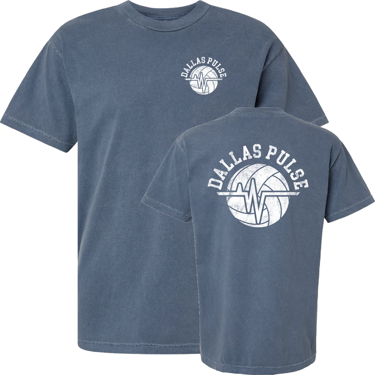 Dallas Pulse Distressed Retro T-Shirt