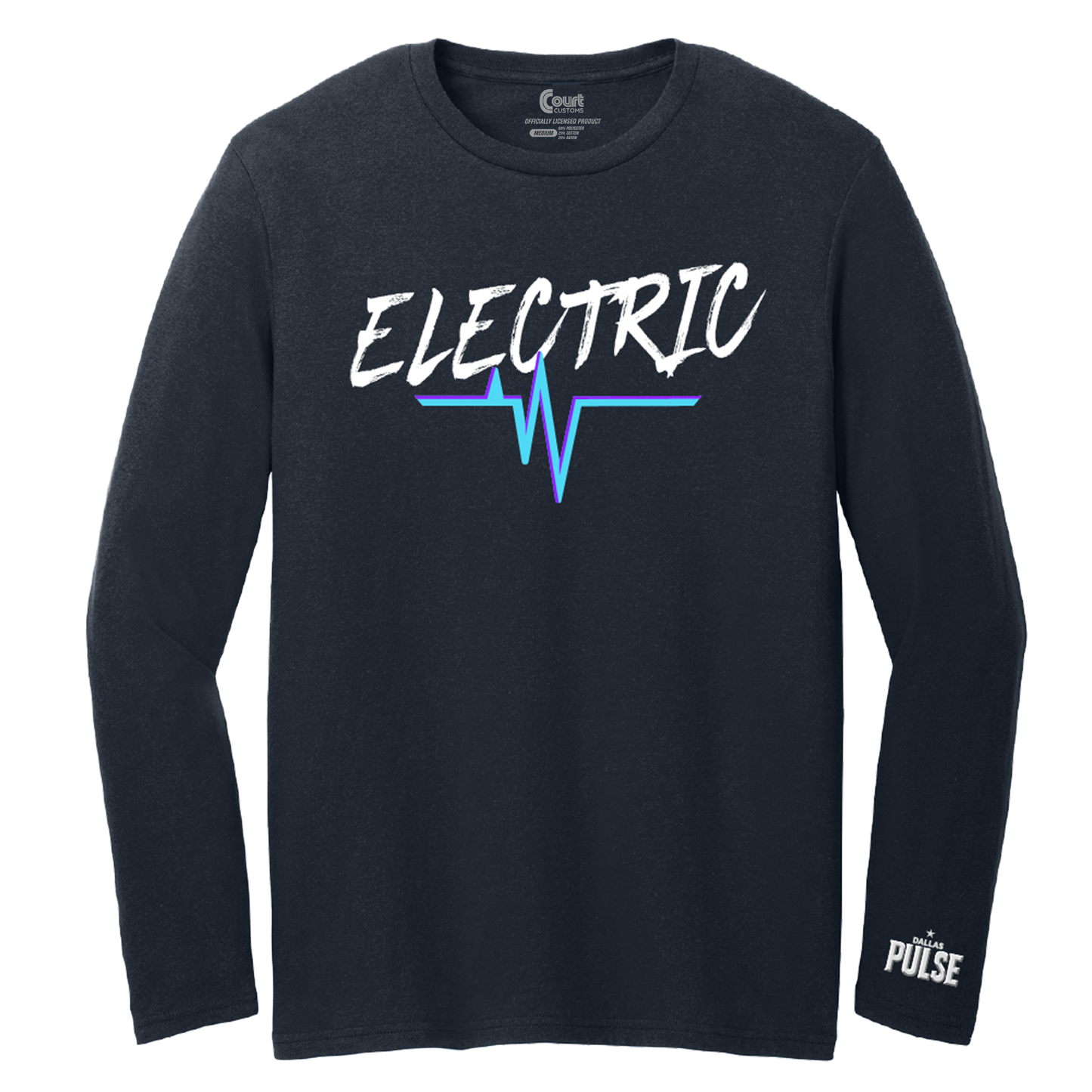 Dallas Pulse Electric Long Sleeve T-Shirt
