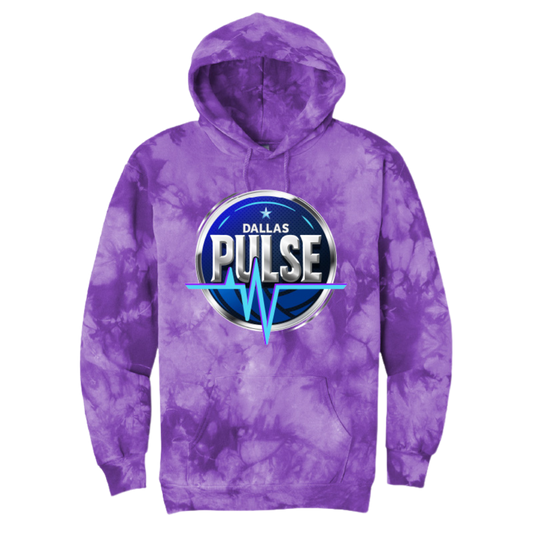 Dallas Pulse Electric Tie-Dye Primary Logo Hoodie