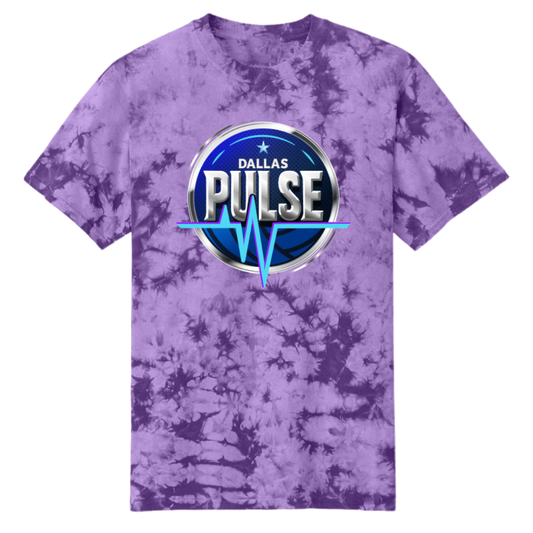 Dallas Pulse Electric Tie-Dye Primary Logo T-Shirt