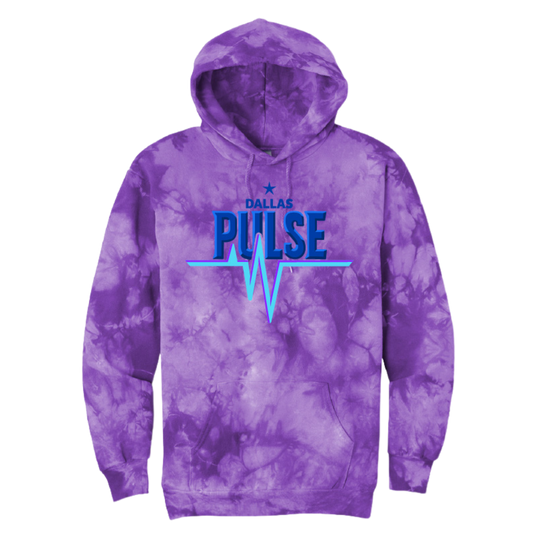 Dallas Pulse Electric Tie-Dye Wordmark Hoodie