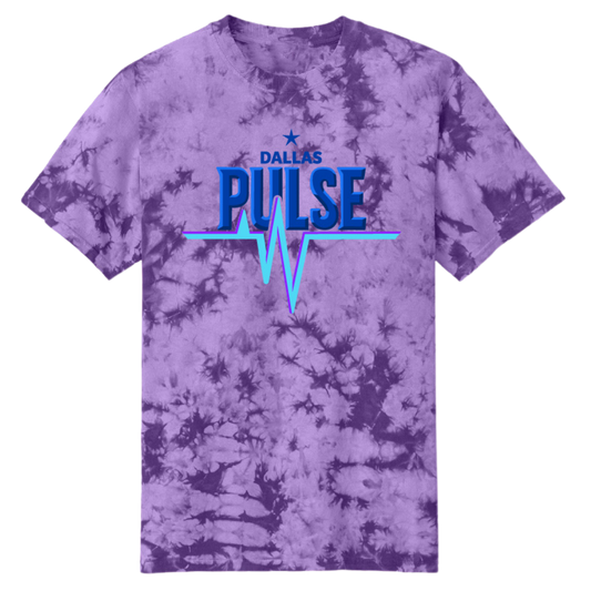 Dallas Pulse Electric Tie-Dye Wordmark T-Shirt