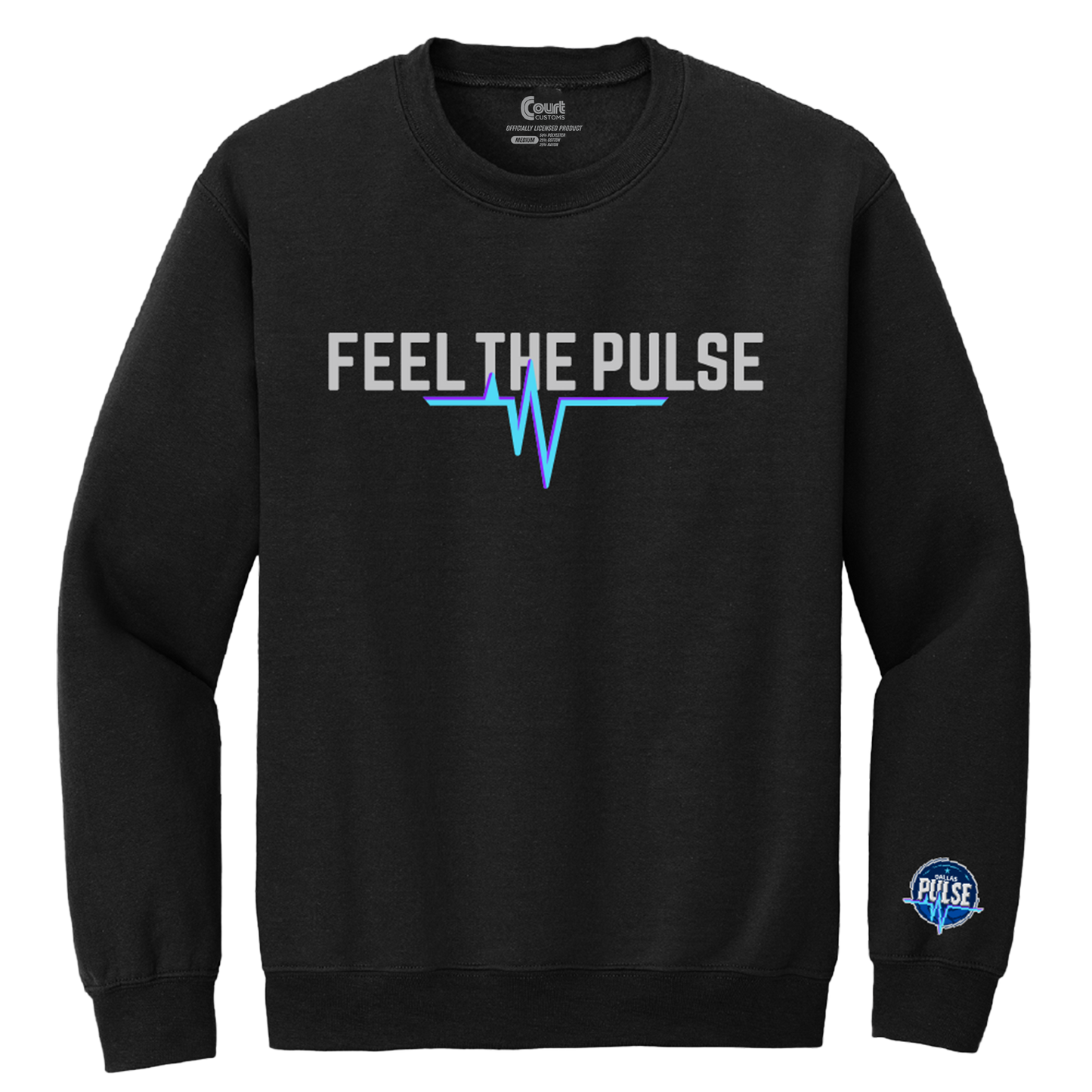 Dallas Pulse Feel The Pulse Crewneck