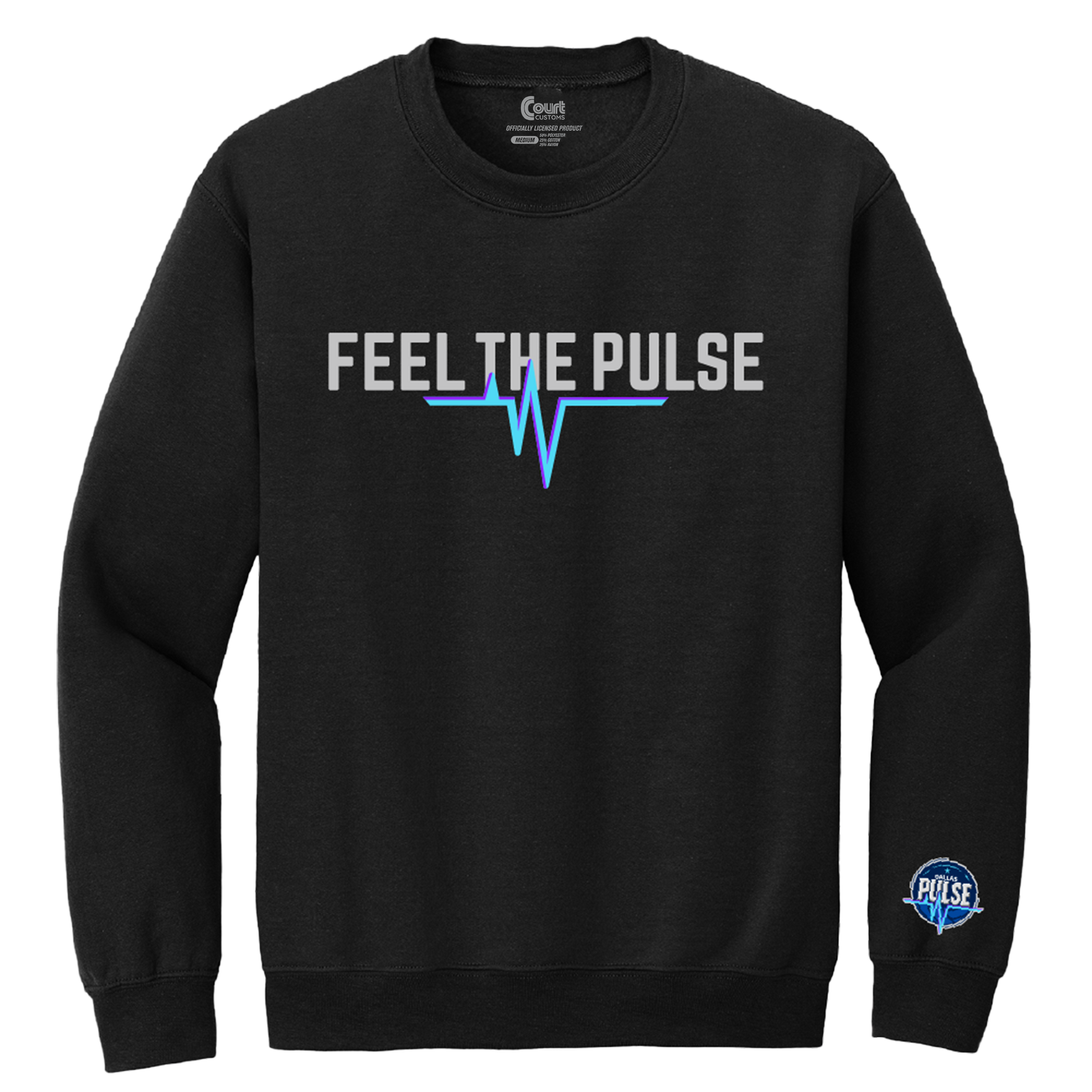 Dallas Pulse Feel The Pulse Crewneck