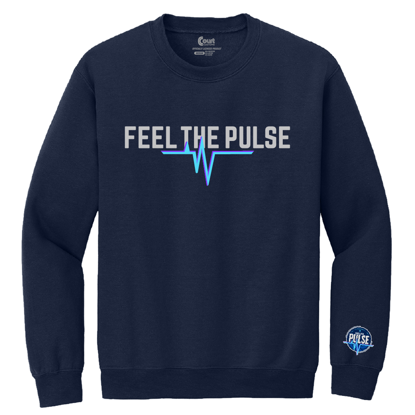 Dallas Pulse Feel The Pulse Crewneck