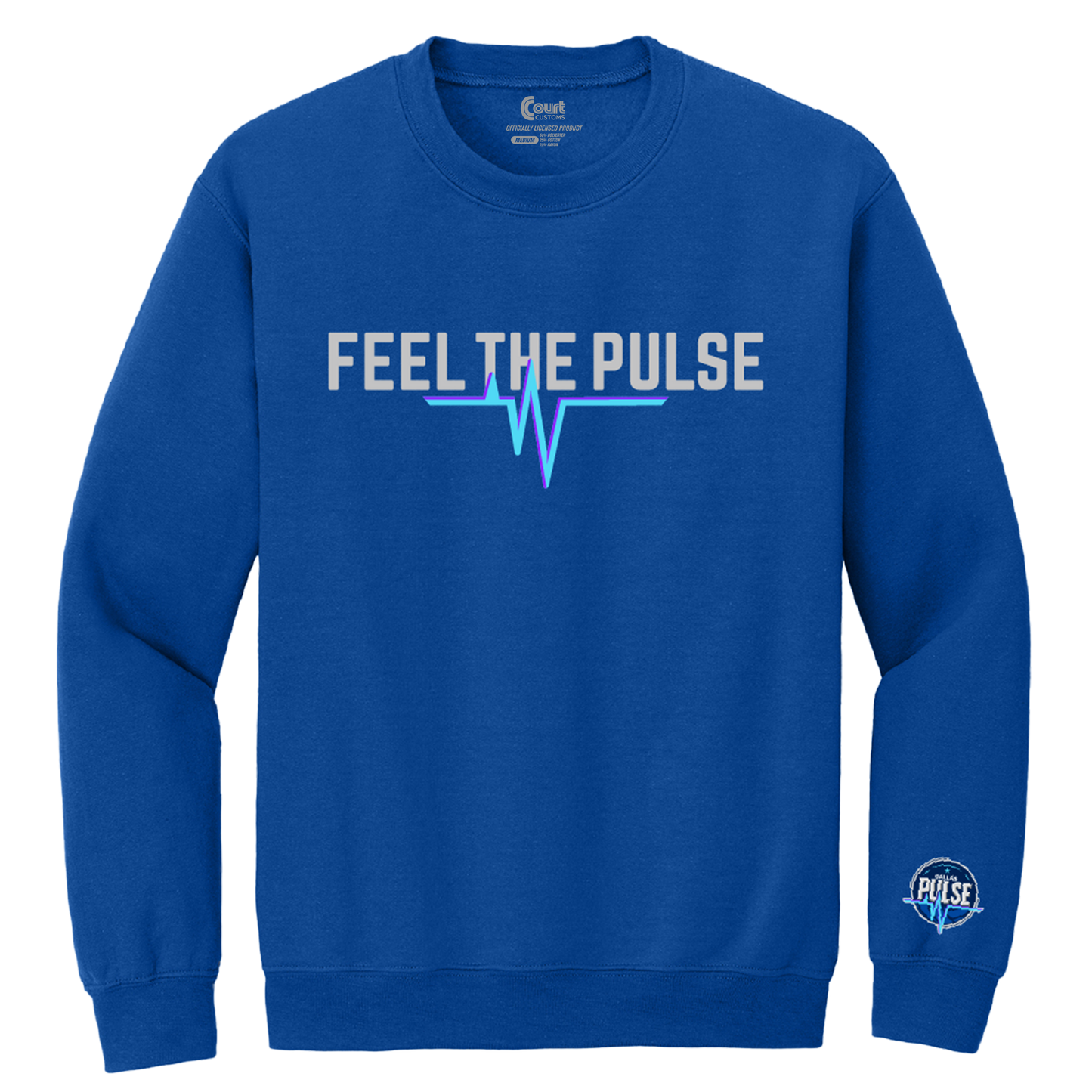 Dallas Pulse Feel The Pulse Crewneck