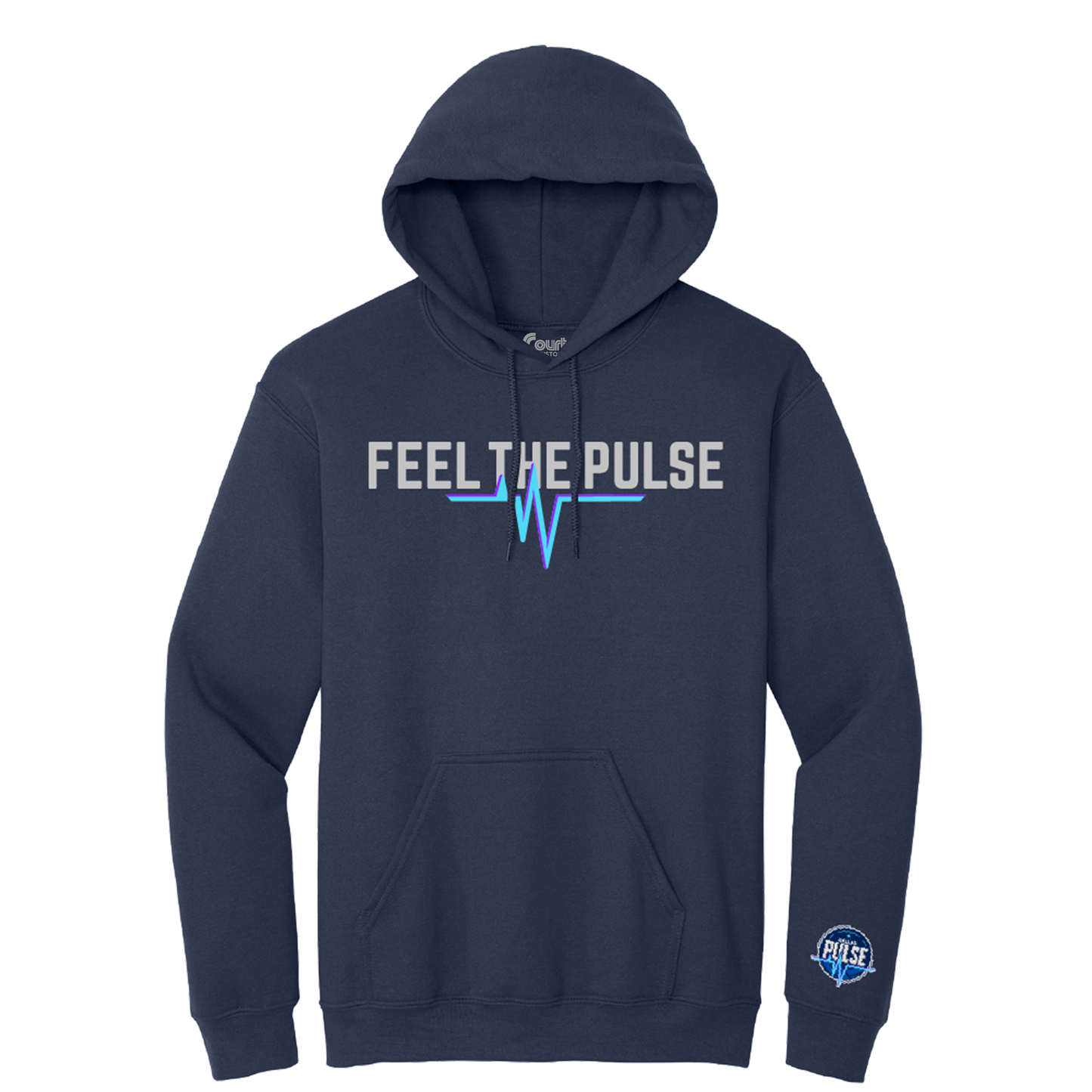 Dallas Pulse Feel The Pulse Heavy Weight Hoodie