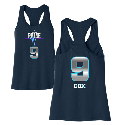 Dallas Pulse Jersey Racerback Tank - Cox
