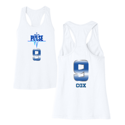 Dallas Pulse Jersey Racerback Tank - Cox