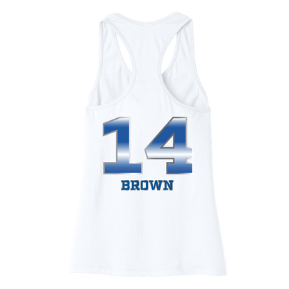 Dallas Pulse Jersey Racerback Tank - J. Brown