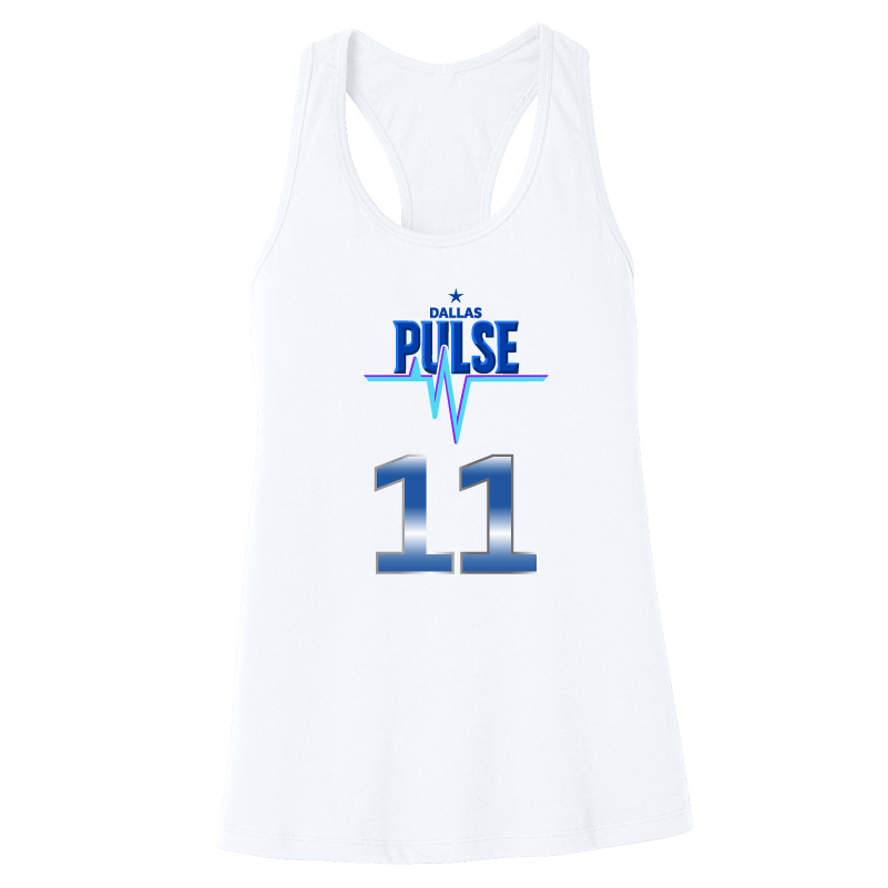Dallas Pulse Jersey Racerback Tank - K. Brown