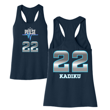 Dallas Pulse Jersey Racerback Tank - Kadiku
