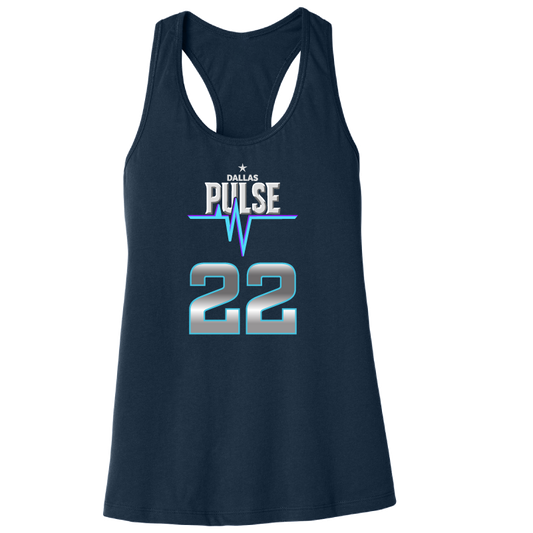 Dallas Pulse Jersey Racerback Tank - Kadiku
