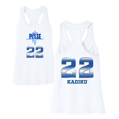 Dallas Pulse Jersey Racerback Tank - Kadiku
