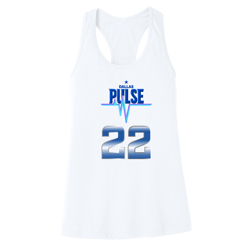 Dallas Pulse Jersey Racerback Tank - Kadiku