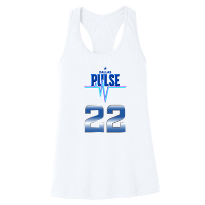 Dallas Pulse Jersey Racerback Tank - Kadiku