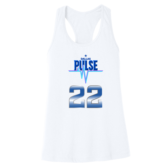 Dallas Pulse Jersey Racerback Tank - Kadiku