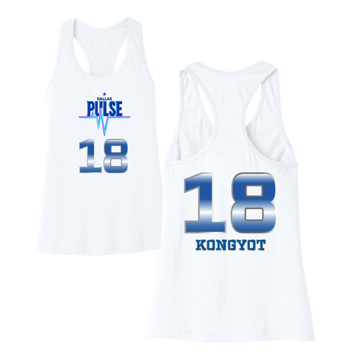 Dallas Pulse Jersey Racerback Tank - Kongyot