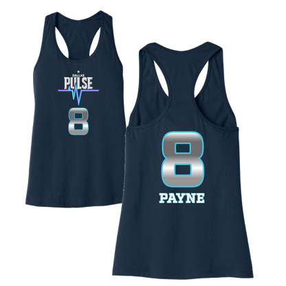 Dallas Pulse Jersey Racerback Tank - Payne