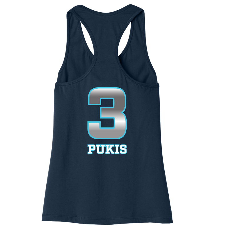 Dallas Pulse Jersey Racerback Tank - Pukis