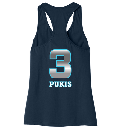 Dallas Pulse Jersey Racerback Tank - Pukis