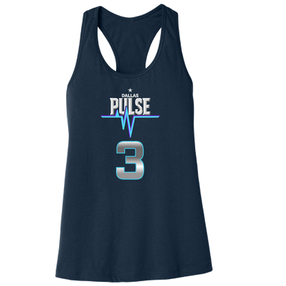 Dallas Pulse Jersey Racerback Tank - Pukis
