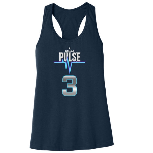 Dallas Pulse Jersey Racerback Tank - Pukis