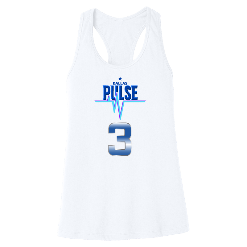 Dallas Pulse Jersey Racerback Tank - Pukis