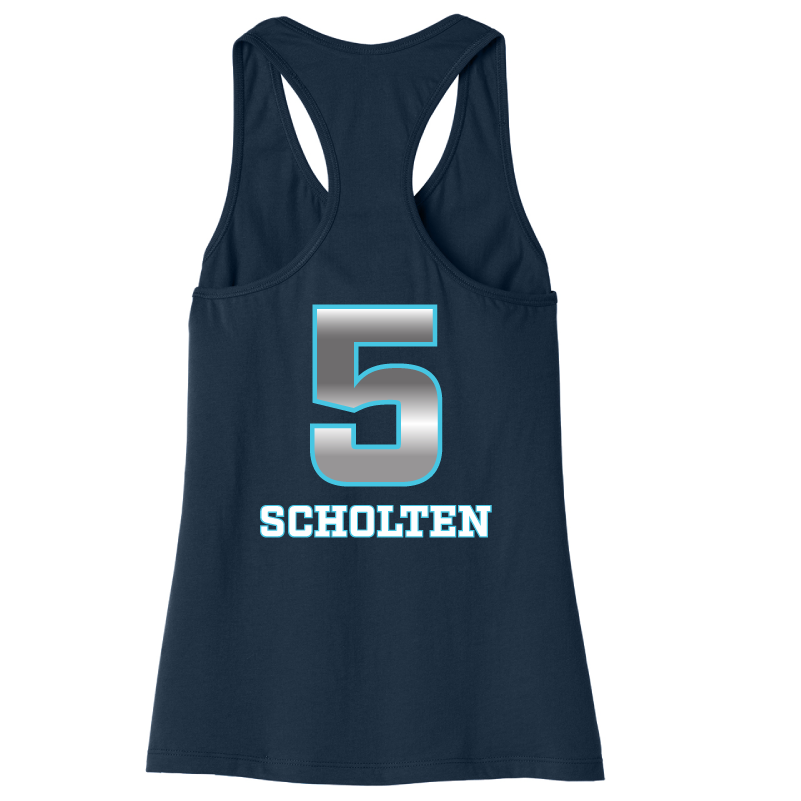Dallas Pulse Jersey Racerback Tank - Scholten