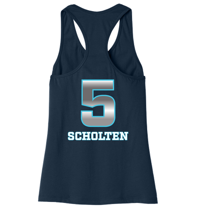 Dallas Pulse Jersey Racerback Tank - Scholten