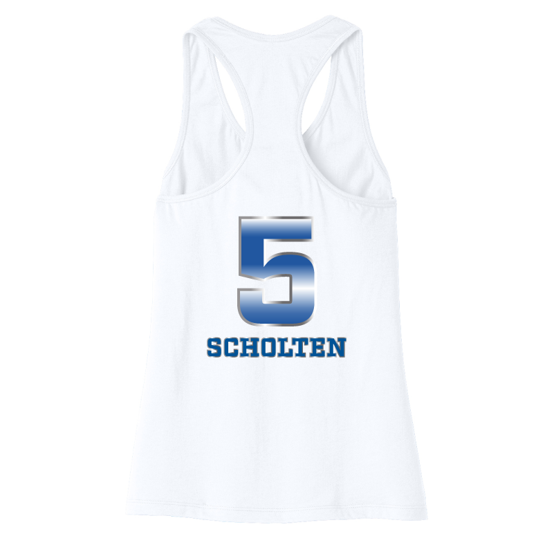 Dallas Pulse Jersey Racerback Tank - Scholten