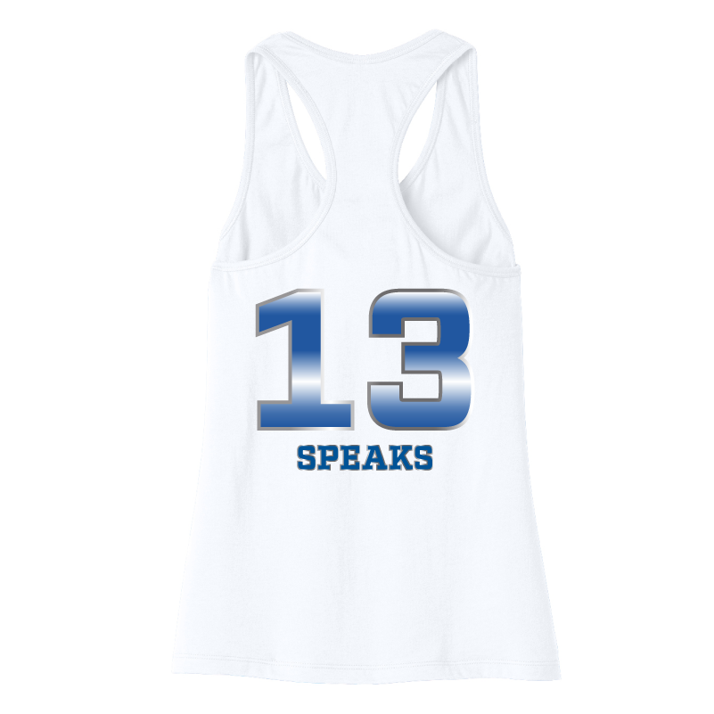 Dallas Pulse Jersey Racerback Tank - Speaks
