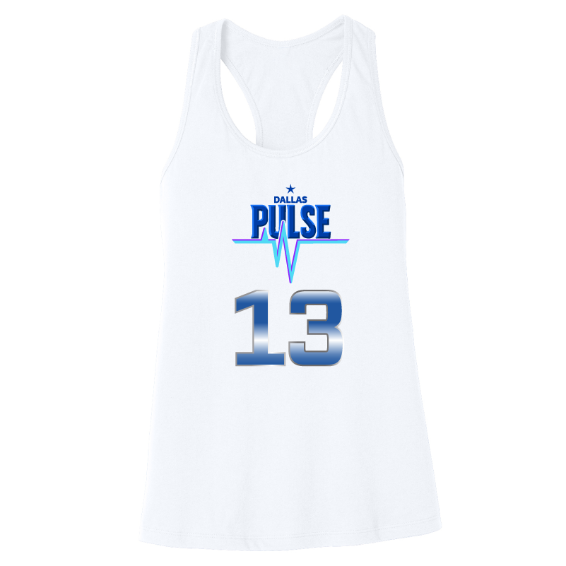 Dallas Pulse Jersey Racerback Tank - Speaks