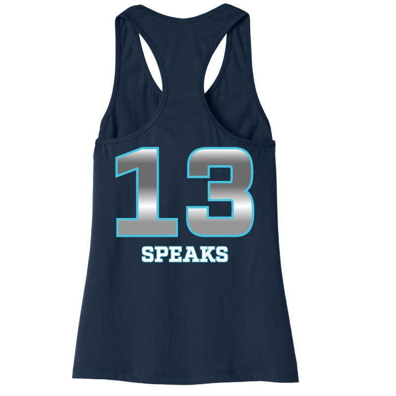 Dallas Pulse Jersey Racerback Tank - Speaks